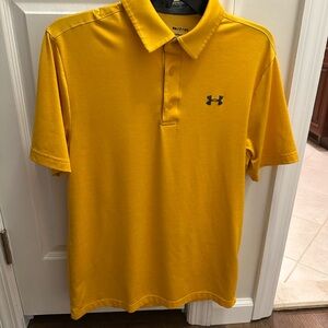 Under Armour Men's Bright Yellow Polo Shirt